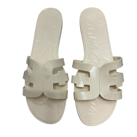 Sam Edelman Bay Jelly Double E Signature Logo Slide Sandals Women's size 12 - Picture 2 of 10